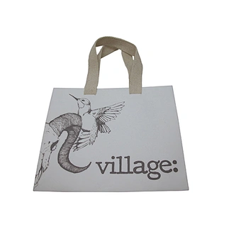 Wholesale Print Custom Design White Kraft Paper Bag with Logo